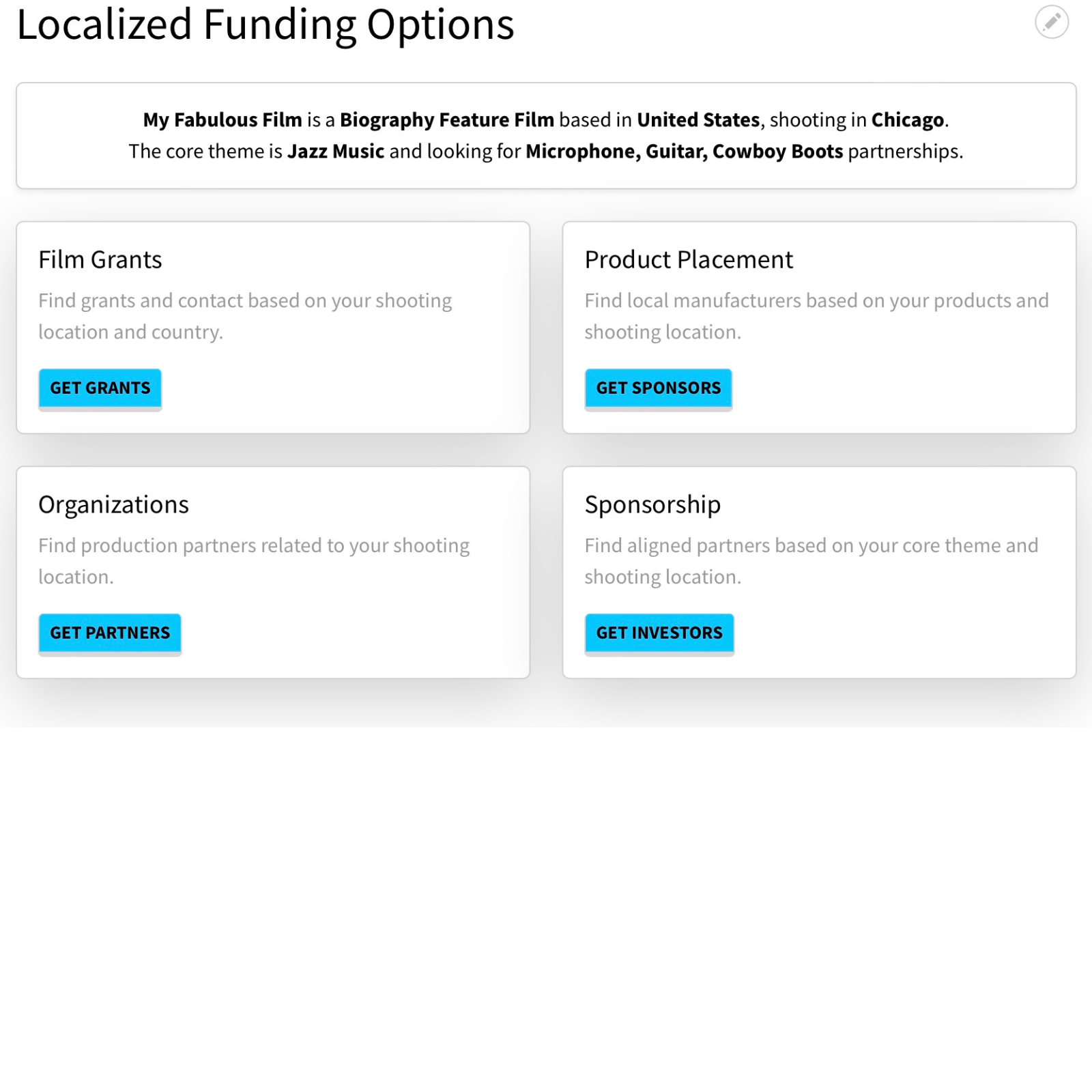 Get Film Funding Leads